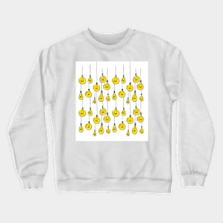 light bulb design Crewneck Sweatshirt